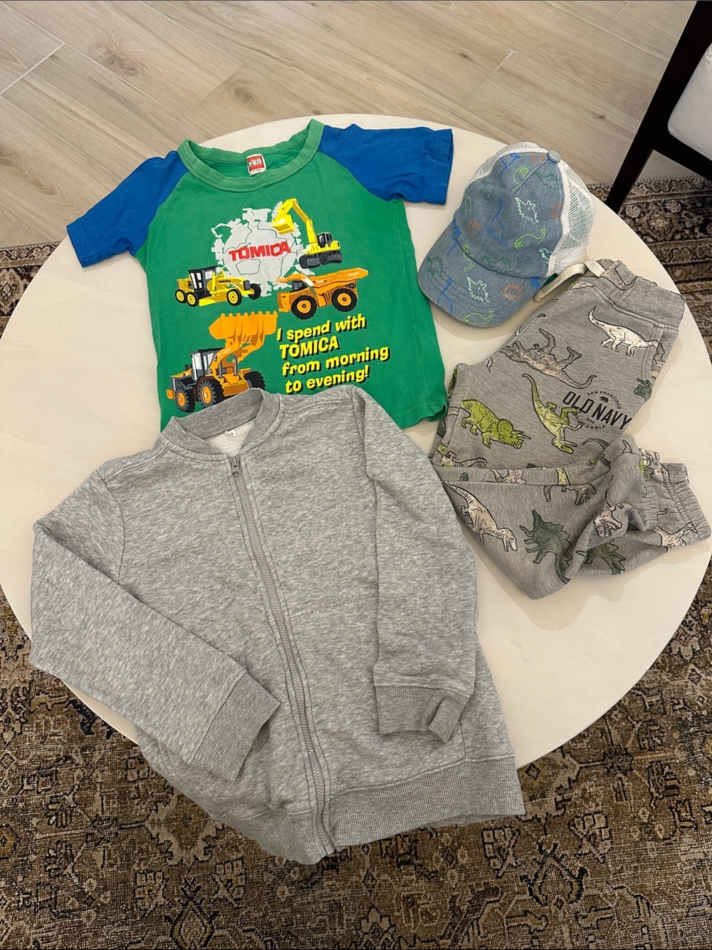 Dinosaur + trucks outfit. Bundle all together 5T